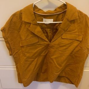 Anthropologie Cropped Blouse